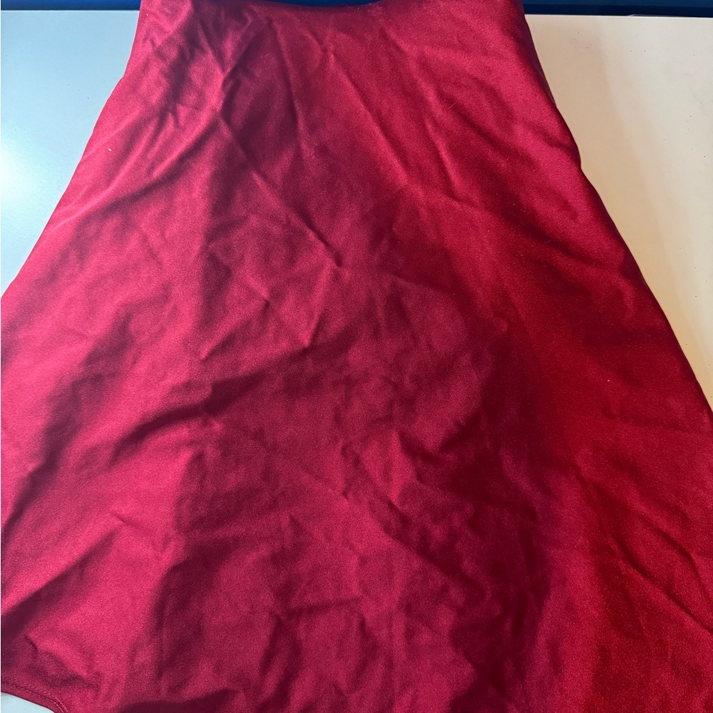 Elegant Red Women's Skirt